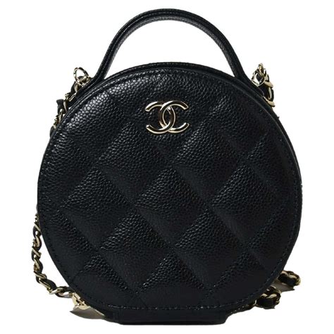 chanel round vanity bag